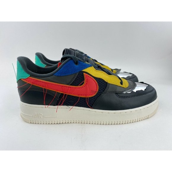 Nike Air Force 1 Black History Month Men's Size 8 Shoes 2020 Red - Picture 8 of 12